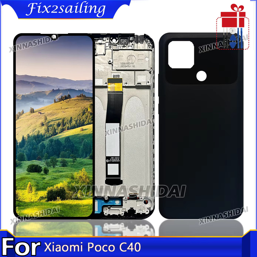 Xiaomi Pocophone C40 LCD Display Ersatz mit Touch Screen in Schwarz, 6.71 Zoll - Bild 1