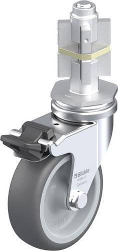 Blickle LRA-PATH 75G-FI-E05 Lenkrolle mit Feststeller in Grau, Rad-Durchmesser: 75 mm, Tragfähigkeit: 75 kg - Bild 1