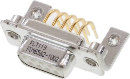 Molex D-SUB Buchse 1731090181 in Silber und Weiß aus Messing - Bild 1