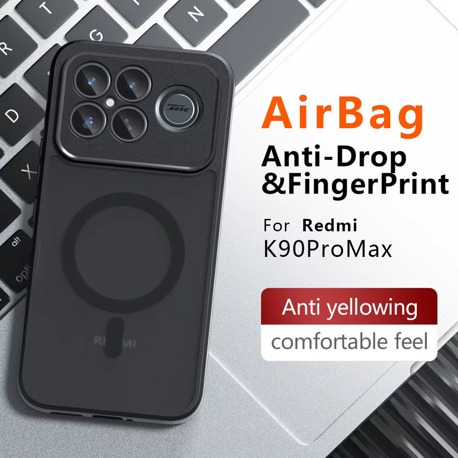 MagSafe Magnetische Drahtlose Lade Hülle für Xiaomi Poco F8 Pro und Poco F8 Ultra 5G, Stoßfeste Rückseite, Transparent oder Schwarz - Bild 6