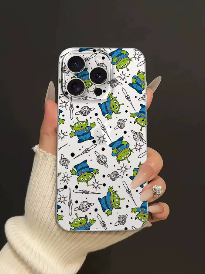 Mesuca Amine T-Toys Storys Handyhülle für iPhone 17 16 15 14 13 12 11 Pro Max Plus, Transparent/Multicolor - Bild 4