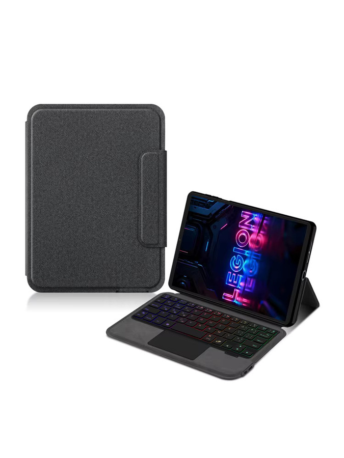 Tastaturabdeckung für Lenovo Legion Y700 5. Generation 8,8 Zoll Gaming-Tablet in Schwarz mit TouchPad und Hintergrundbeleuchtung - Bild 4