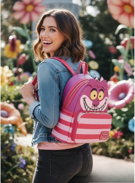 Disney Alice im Wunderland Grinsekatze Cosplay Mini-Rucksack - Bild 1