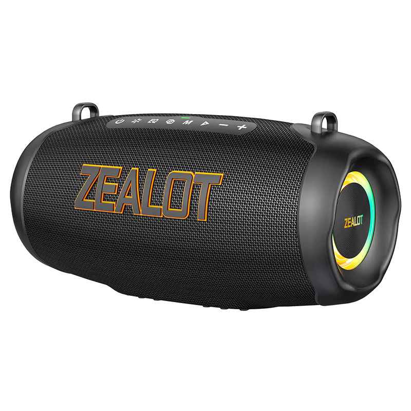 ZEALOT P16 Bluetooth-Lautsprecher in Schwarz mit IPX6 Wasser- und Staubschutz sowie 10 Stunden Akkulaufzeit - Bild 7