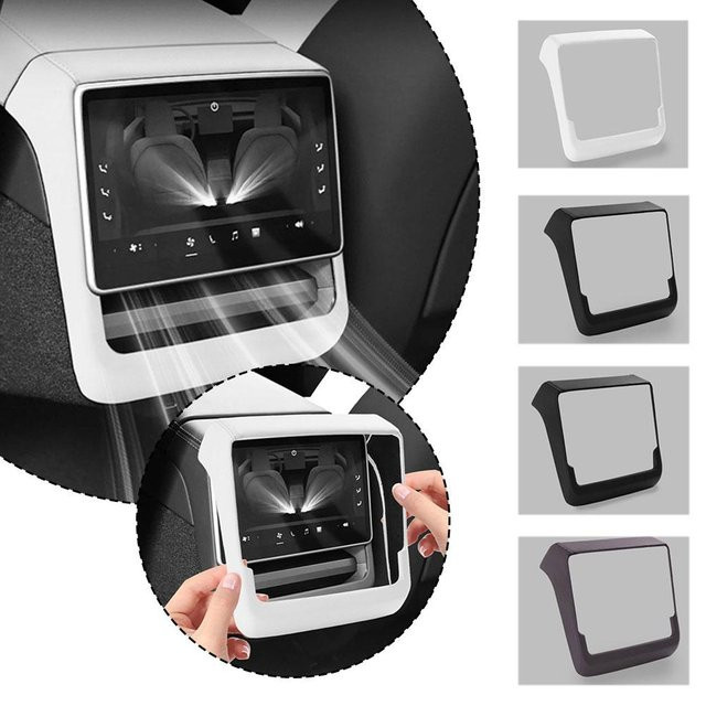 Tesla Model Y Juniper 2025 2026 Zubehör Set mit Displayschutzfolie und Schutzpads für Sitzgleitschiene sowie Klimaanlage Vent - Bild 1