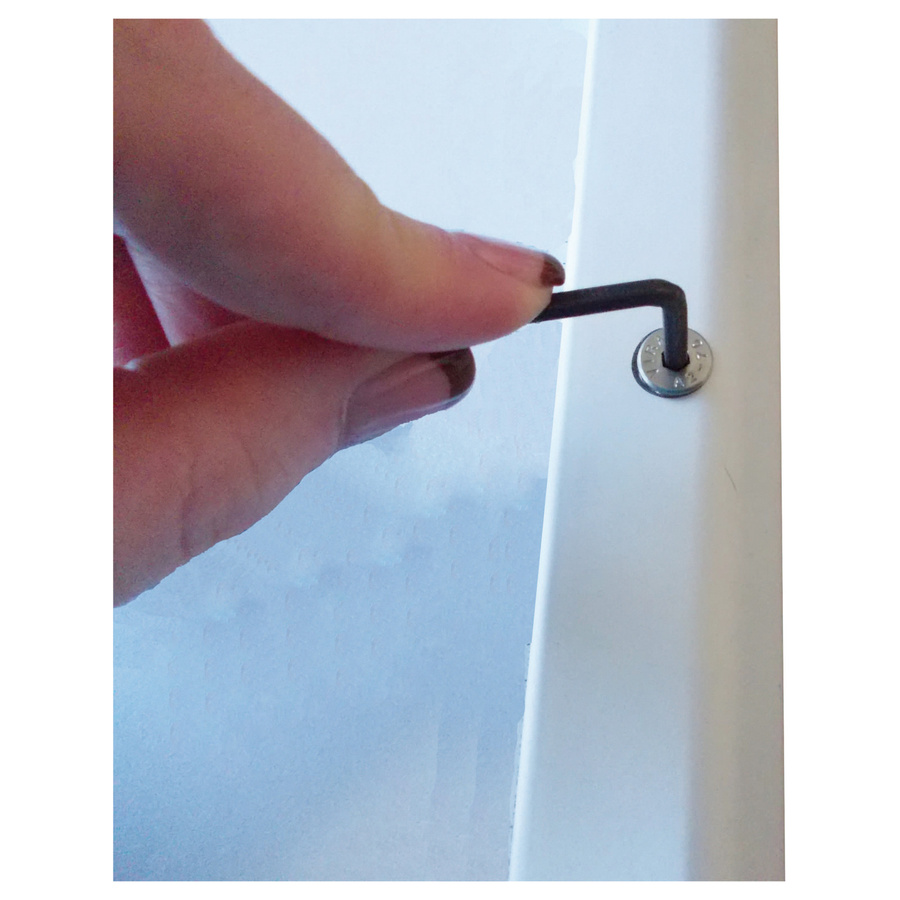 FRANKEN Bilderwechselrahmen Security DIN A4 aus Aluminium in Silber - Bild 1
