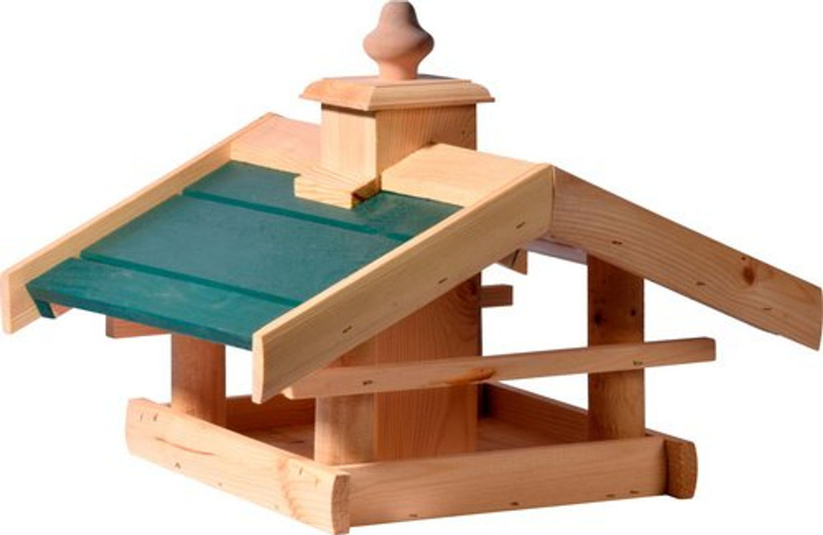 dobar Vogelfutterhaus Kulusuk für Ständermontage in Grün - Bild 2