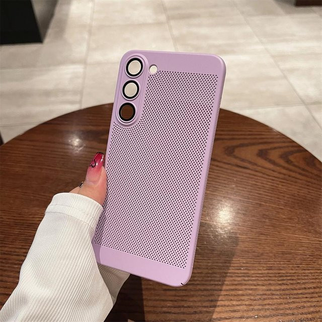 Stoßfeste und wärmeableitende Handyhülle für Samsung Galaxy S26 S25 S24 S23 S22 S21 S20 Plus FE Note 20 Ultra A54 A34 A24 in Purple - Bild 1