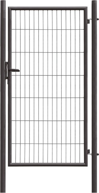 Einzeltor für Einstabmattenzaun in Anthrazit, Höhe: 175 cm, Breite: 100 cm - Bild 1