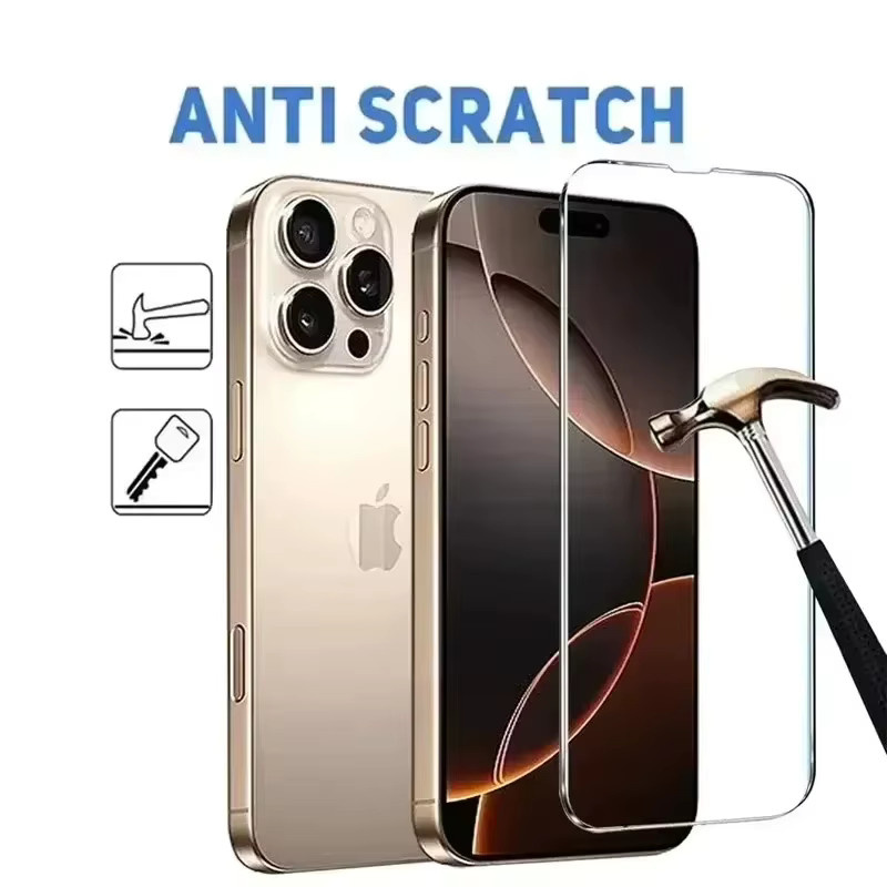 6er Set Panzerglas Displayschutzfolien für Apple iPhone Modelle in Transparent - Bild 3
