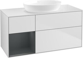 V&B Waschtischunterschrank Finion in Weiß lackiert, Breite: 120 cm, Tiefe: 50,1 cm, Höhe: 50,1 cm - Bild 1