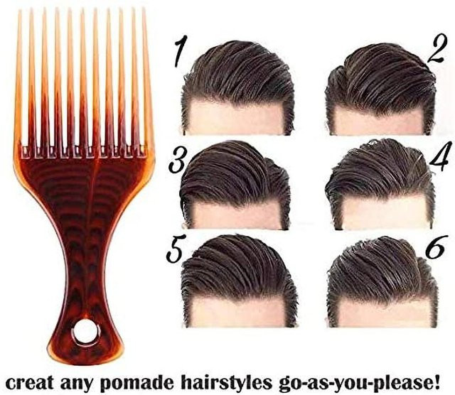 shoemst Afro Haarkamm, Lockenbürste, beige, antistatisch - Bild 1