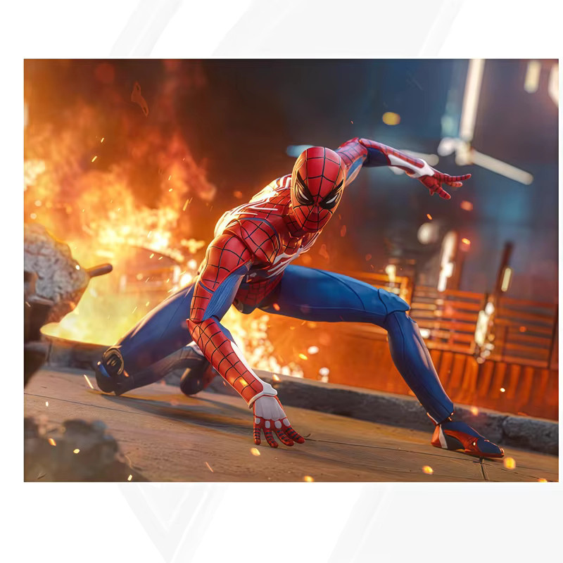 ZD Spider-Man Peter Parker Actionfigur Sammelmodell als Desktop-Ornament - Bild 4