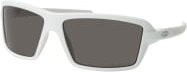 Oakley OO 9129 Sonnenbrille, Rechteckig, Herren, Vollrand, Kunststoff, weiß, grau - Bild 1