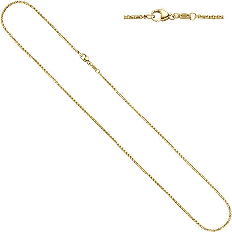 Colfem Erbskette 585 Gelbgold, 1,5 mm, 36 cm, Unisex - Bild 1