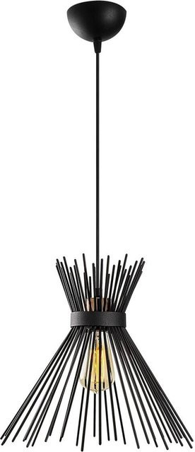 Opviq Pendelleuchte Kirpi aus Eisen in Schwarz, E27, Höhe: 131 cm, Breite: 34 cm, Tiefe: 34 cm - Bild 1