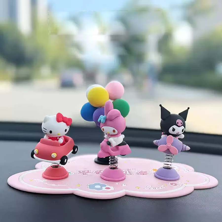 Sanrio Wackelkopffiguren, Kawaii Kuromi, Pochacco, Hangyodon, Hello Kitty, My Melody - Bild 2