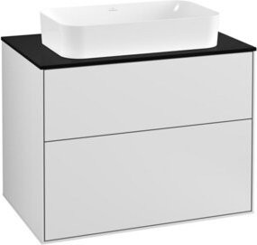 Villeroy & Boch Waschtischunterschrank Finion in Weiß, Wandmontage, B/T/H: 80 x 60,3 x 50,1 cm - Bild 1