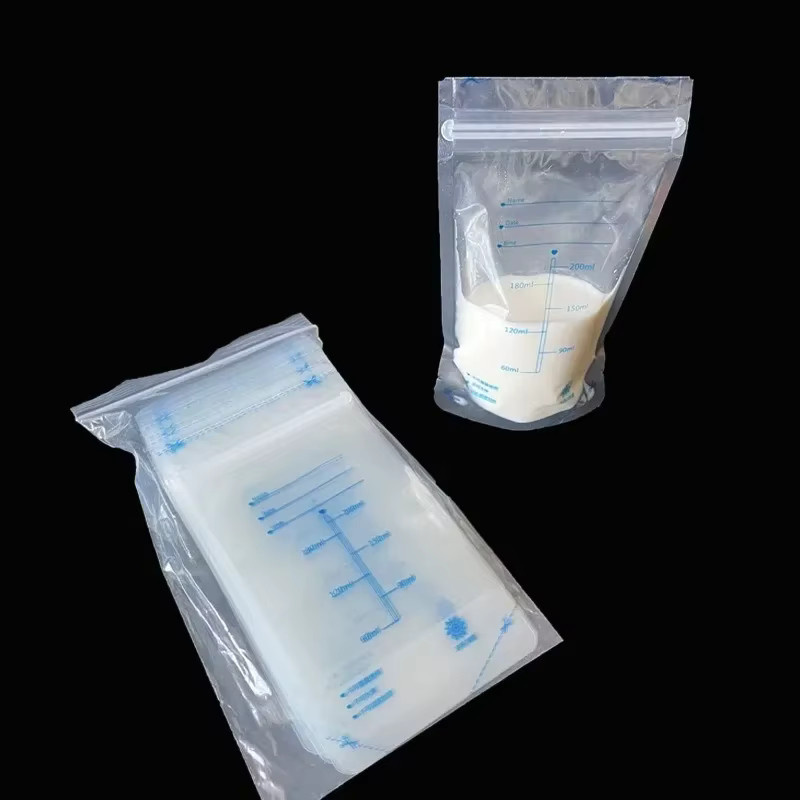 30 Stück transparente Muttermilch-Aufbewahrungsbeutel zum Einfrieren für Babynahrung mit 250 ml Füllmenge - Bild 3