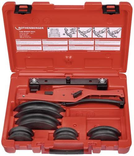 Rothenberger TUBE BENDER MAXI-Set Rohrbieger in Rot, Größen 3/8-1/2-5/8-3/4-7/8 - Bild 1