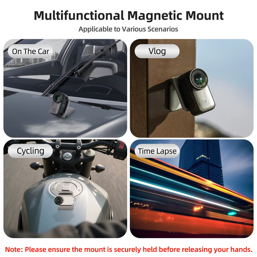 Ykoree Magnetische Halterung Mount Basis für DJI Osmo Nano und Insta360 Go 3/Go 3S Desktop Stand Kamera Zubehör - Bild 6