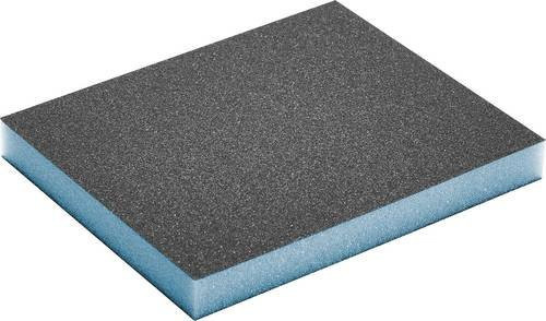 Festool Handschleifschwamm Granat Grau, Körnung 60, B/T/H: 9,8 x 12,0 x 1,3 cm, 6 Stück - Bild 1