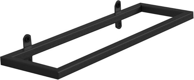 Wandmontierter Weinflaschenhalter aus Metall in Schwarz und Gold für dein Wein-Display und als Wanddeko im Wohnzimmer - Bild 1