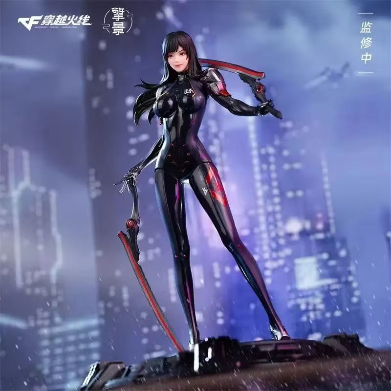 Bandai Sun Shangxiang 1:1 Scale Figure Fragrant Hunter Anime-Figur Modell in Schwarz und Weiß - Bild 5