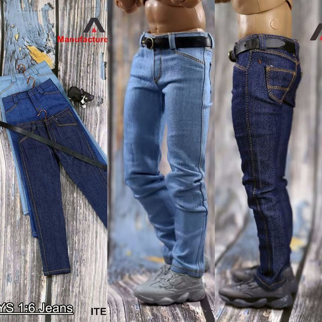 ACNTOYS ACN001 Männliche Dünne Jeans Hosen, Zubehör, Blau - Bild 1
