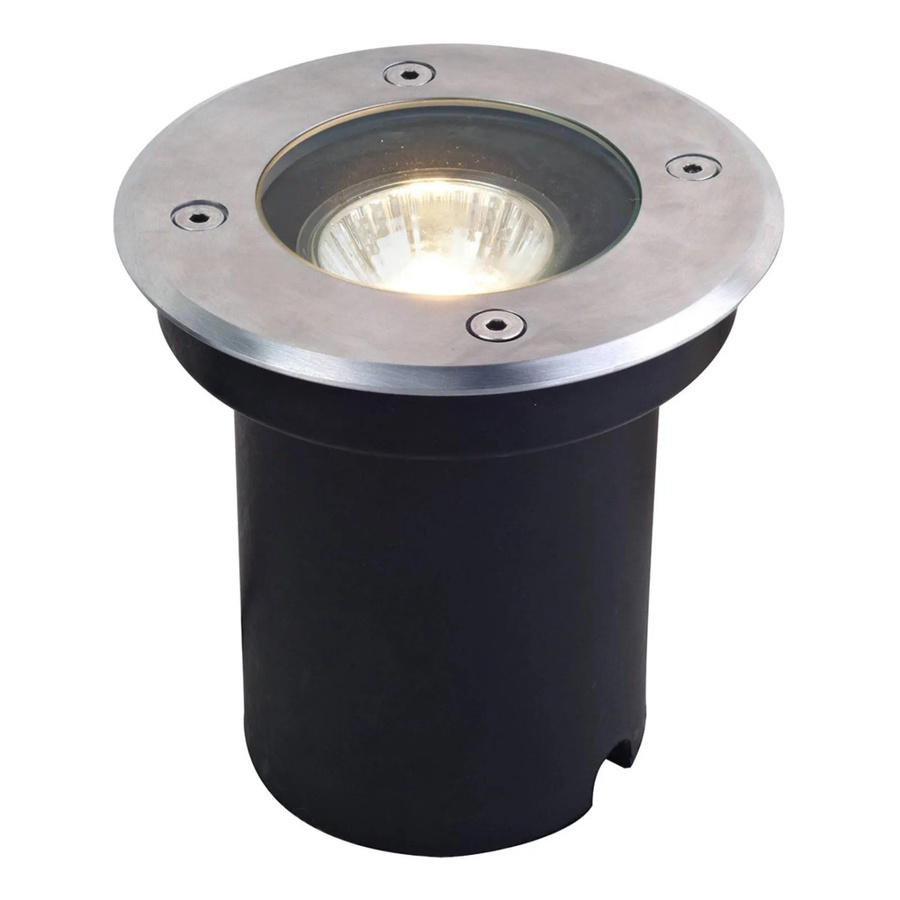 Lucande Bodeneinbaustrahler Ava 9616045, 1-flammig, GU10, Edelstahl und Alu in Silber/Alu-Grau, IP67 wasserdicht für den Außenbereich - Bild 2