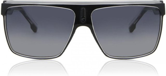 Carrera 22 N 80s Sonnenbrille, Vollrand, Square, Black, Grey, Herren, Kunststoff - Bild 1