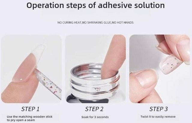 Nagellack Entferner für Gel und Nagelkleber - Bild 1