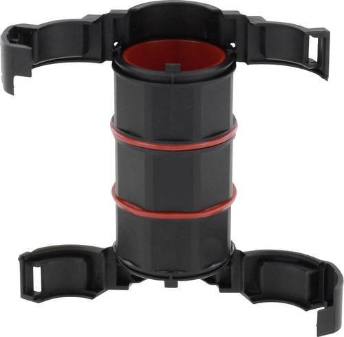 Wiska Wellrohradapter BFC-36-36-BK Gerade in Schwarz - Bild 1