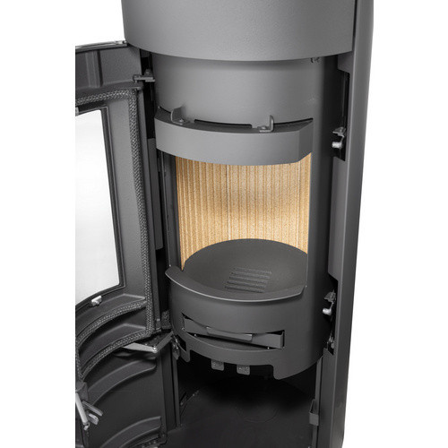 Justus Kaminofen Faro W+ 2.0 aus Speckstein in Gussgrau mit 7 kW Leistung - Bild 3
