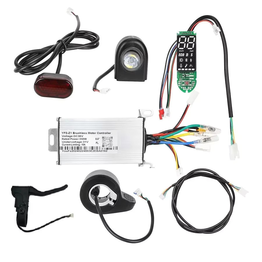 YouFs Controller-Set mit App Bluetooth und Drosselklappenanzeige für Xiaomi M365 Pro Elektroroller, 36V 15A 350W - Bild 2