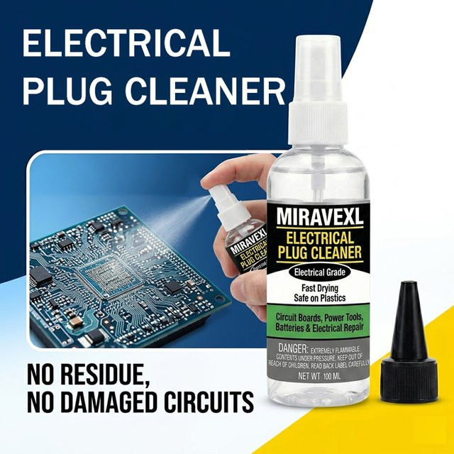 MIRAVEXL Elektrischer Kontaktreiniger-Spray, nicht leitend und rückstandsfrei, 100 ml - Bild 1
