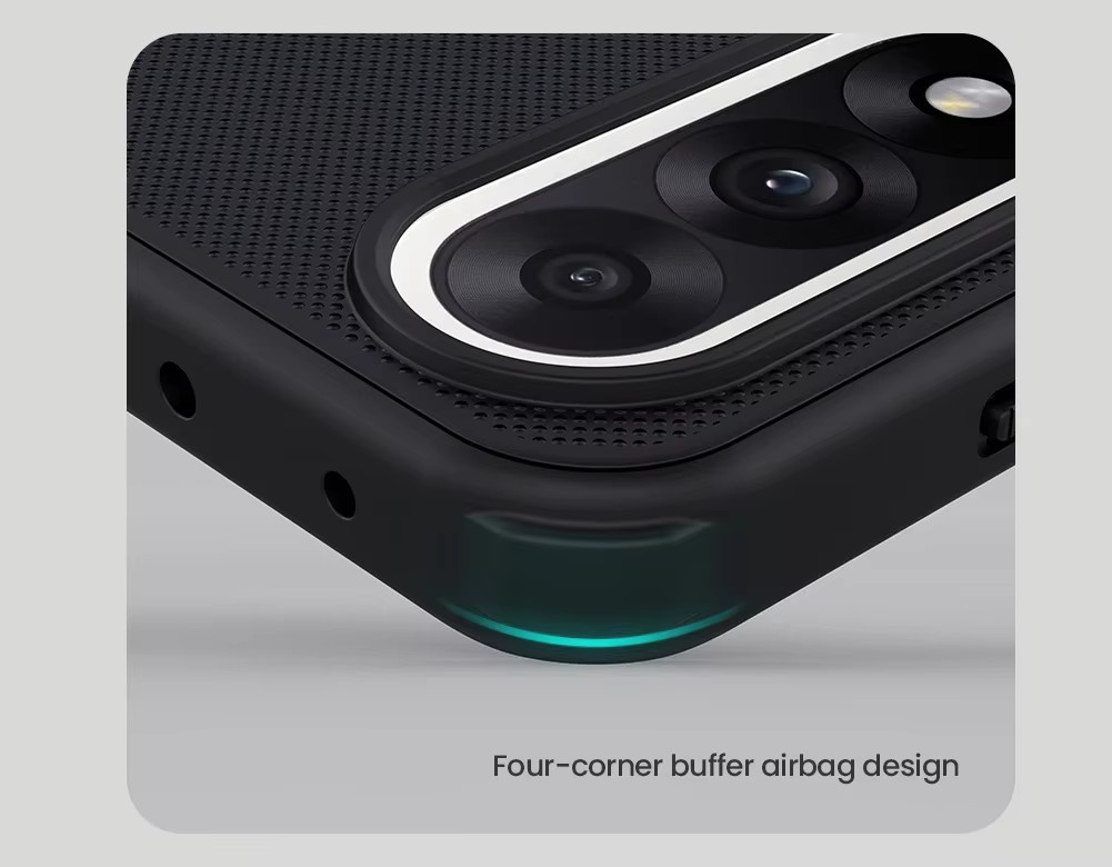 Nillkin Schutzhülle für OnePlus Nord 5 5G mit 360 Full PC Hard Back Cover und Frosted Pro Soft Frame Bumper in Schwarz - Bild 3