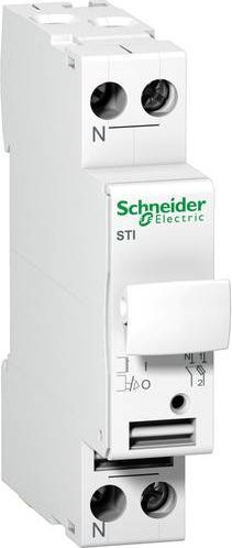 Schneider Electric A9N15646 Sicherungshalter 10 A 500 V in Weiß - Bild 1