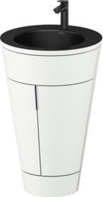 Duravit Waschtischunterschrank Starck 1 c-bonded Set in Weiß Matt, B/H/T: 56 x 86,4 x 60,5 cm - Bild 1