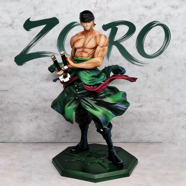 Bandai One Piece Jinshan Zoro Actionfigur, 26cm, mit Sockel - Bild 1