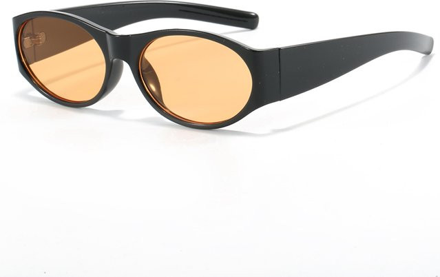 BYLEN Sonnenbrille, oval, Vollrand, Kunststoff, schwarz, Damen - Bild 1