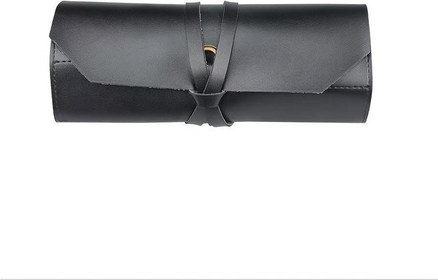 SZwatch Leder Werkzeugrolltasche mit Kordelzugverschluss in Schwarz, tragbarer Organizer für Schraubenschlüssel und Meißel, Breite: 39,4 cm, Höhe: 25,4 cm - Bild 1