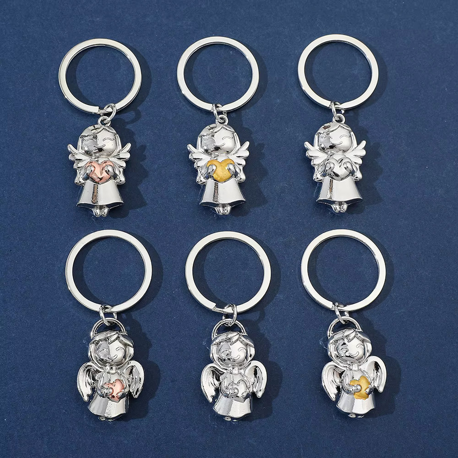 Schlüsselanhänger Schutzengel, Metall, Unisex - Bild 2