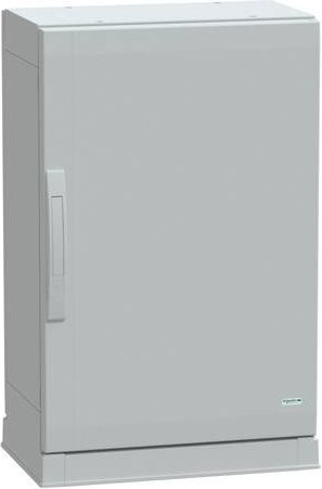 Schneider Electric Polyestergehäuse PLAZ mit Sockelrahmen und offenem Boden in Grau, B/T/H: 75 x 50 x 32 cm, IP54 - Bild 1