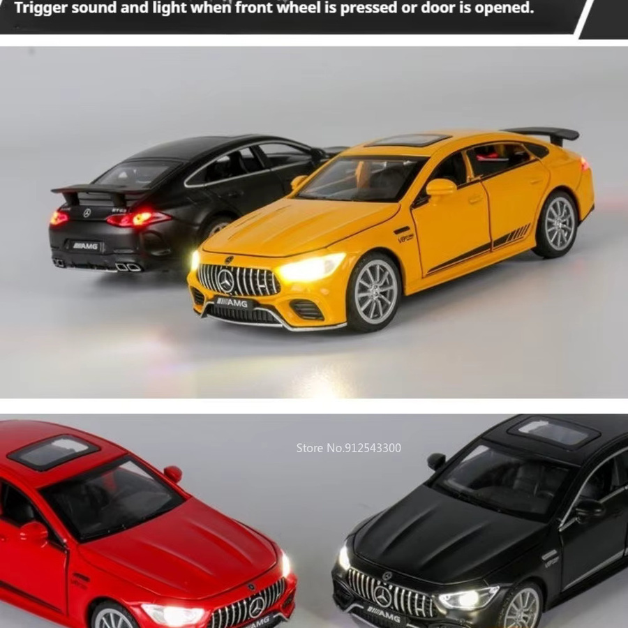 RMZ city GT63S C260L Automodell, 1:32 Maßstab, mit Sound und Licht, Rückziehfunktion - Bild 1