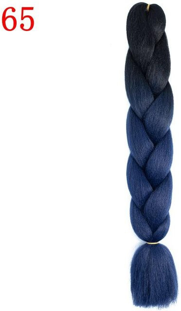 LISI HAIR Ombre-Flechthaarverlängerung, 61 cm, 115 g, Synthetik, Unisex - Bild 1