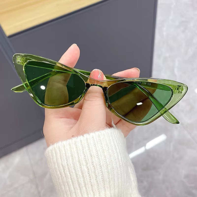 Samjune Sonnenbrille Cat Eye, Vollrand, Transparent, Damen - Bild 2