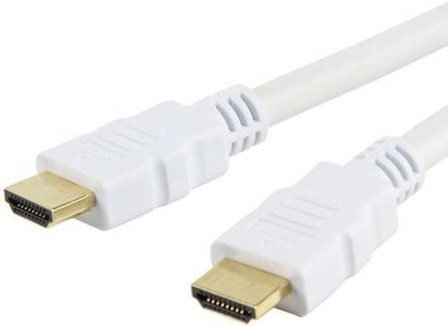 TECHly HDMI Anschlusskabel Weiß 5,00 m ICOC-HDMI-4-050WH - Bild 1