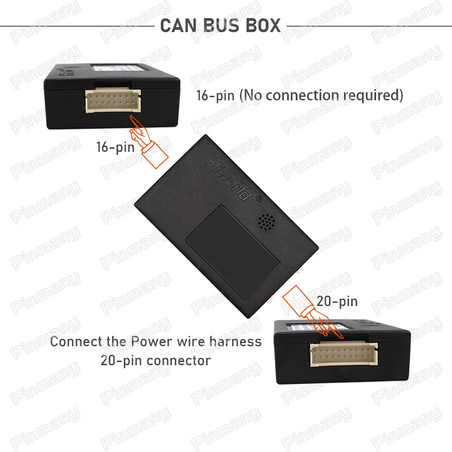 pinmany Autoradio-Kabelbaumadapter RNC10 mit CAN-Bus-Decoder für Renault Koleos Megane3 Scenic3 Laguna 3 Fluence und TomTom - Bild 2