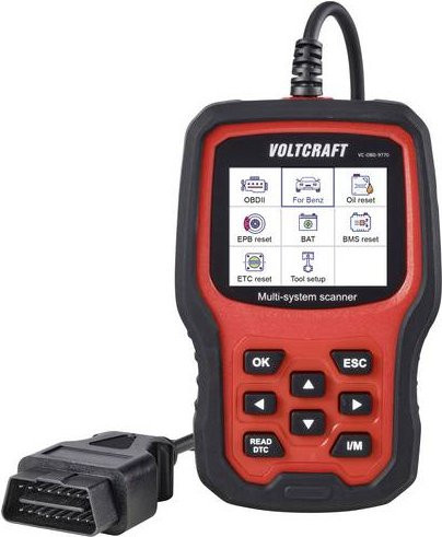 Voltcraft VC-OBD-9770 OBD II Diagnosetool VC-14616095 in Rot - Bild 1